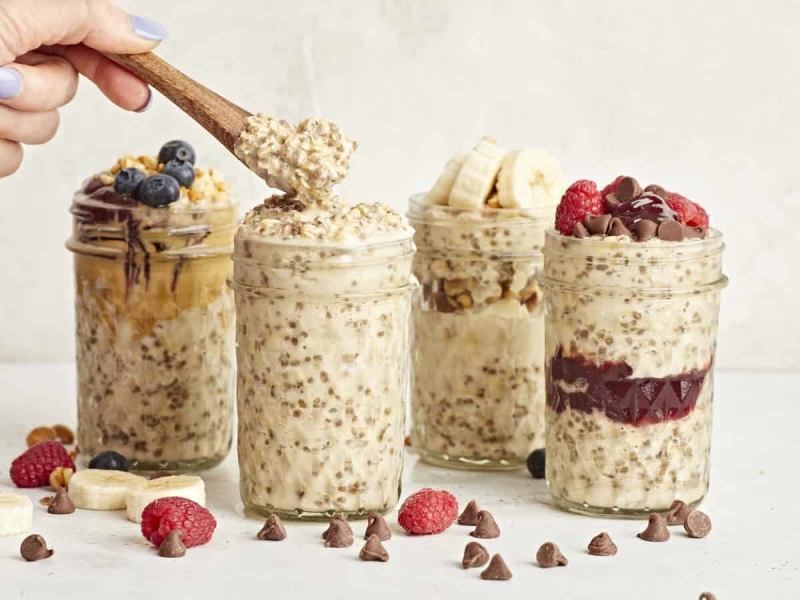 Overnight Oats (Base Recipe plus Variations)