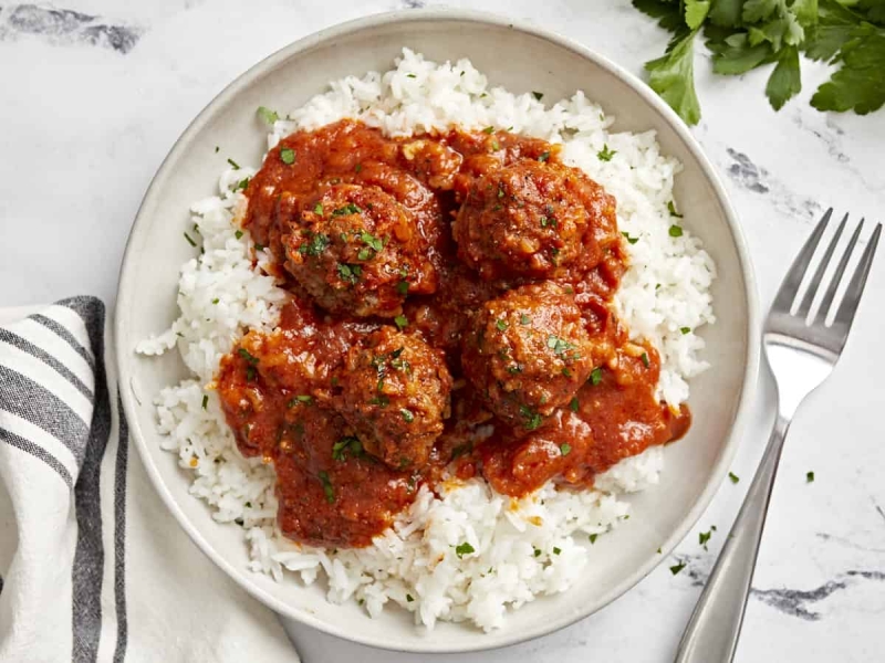 Porcupine Meatballs