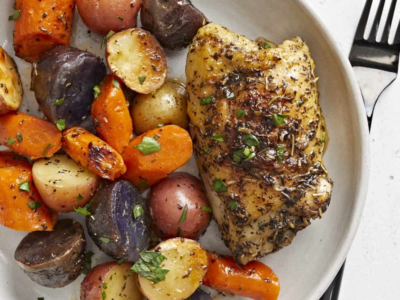 Roasted Chicken and Vegetables