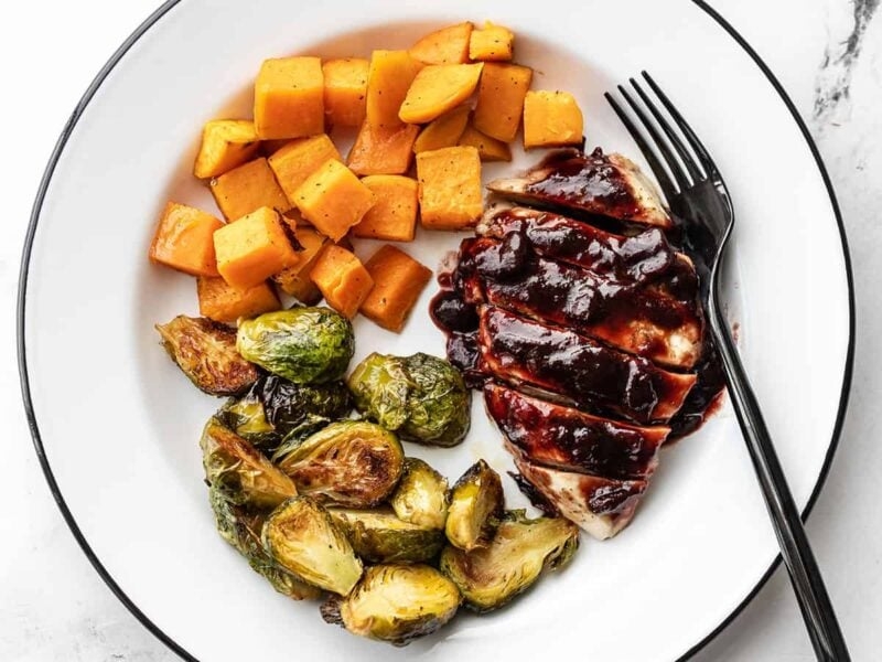 Sheet Pan Cranberry Chicken Dinner