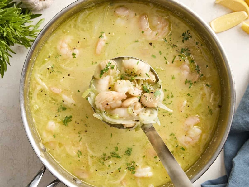 Shrimp and White Bean Stew