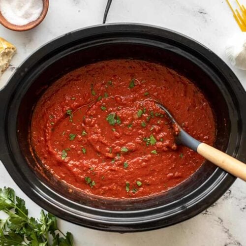 Slow Cooker Spaghetti Sauce