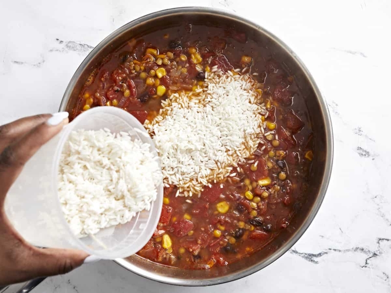 Southwest Lentils And Rice Skillet