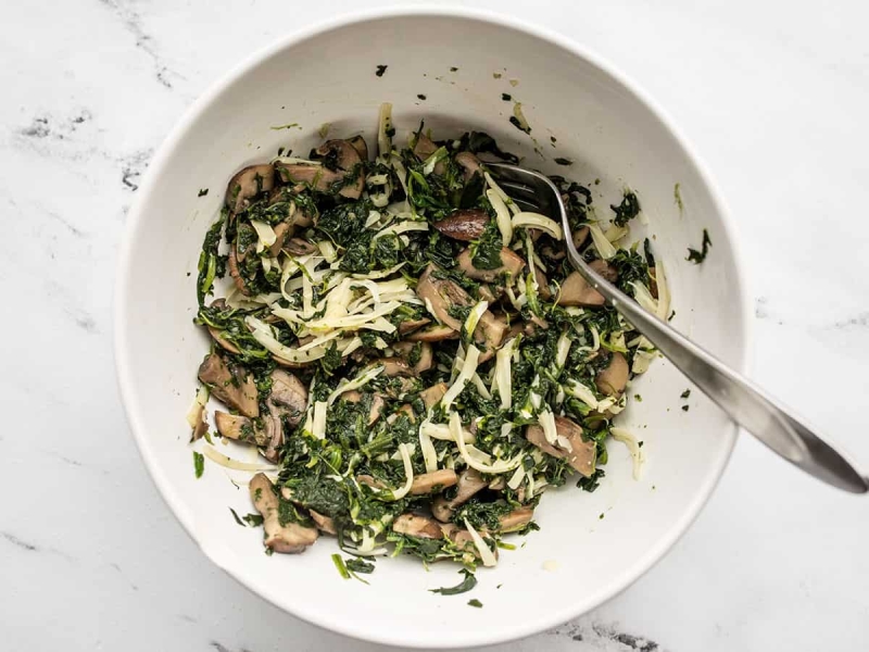 Spinach Mushroom French Bread Pizzas