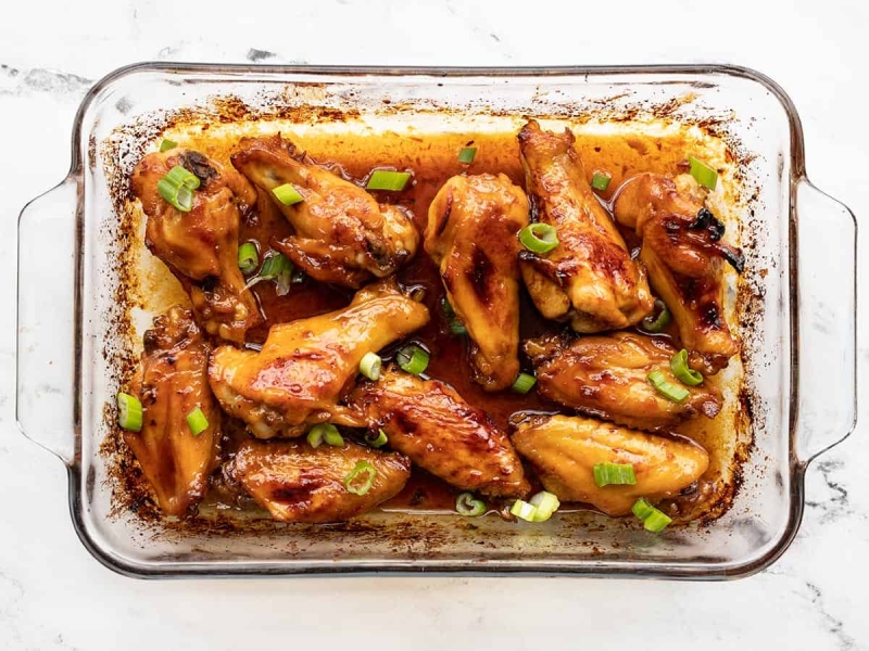 Sticky Ginger Chicken Wings