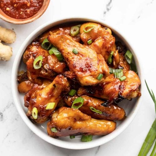 Sticky Ginger Chicken Wings