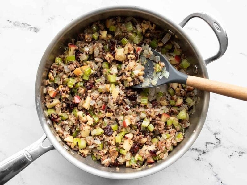 Wild Rice Stuffed Acorn Squash